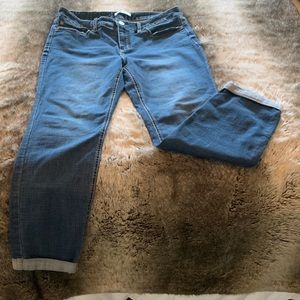 Lauren Conrad Jeans, skinny, crop, cuff